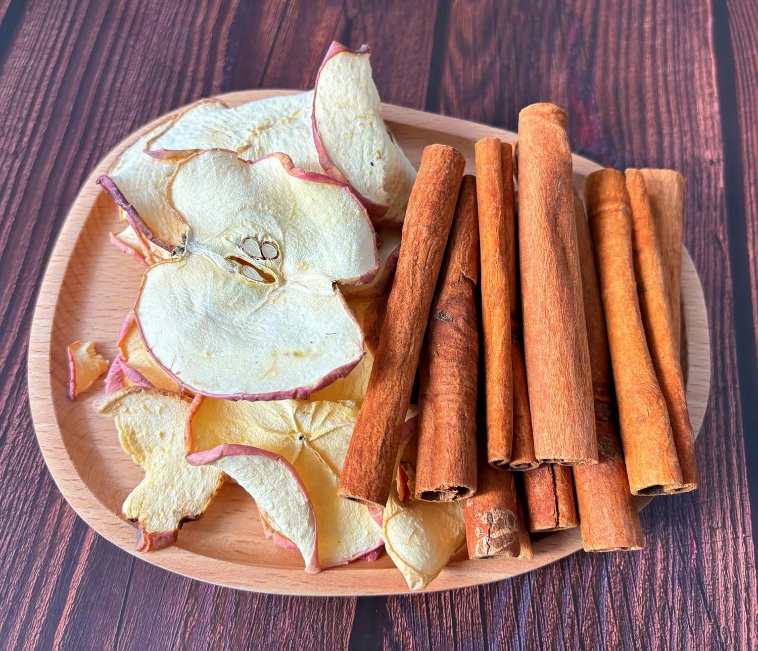 Dried Apple Slices and Cinnamon Sticks- Apple Spice Potpourri Simmering, Stovetop Potpourri for Thanksgiving, Fall Scents, Housewarming Hostess Gift, Autumn(Apple Spice)