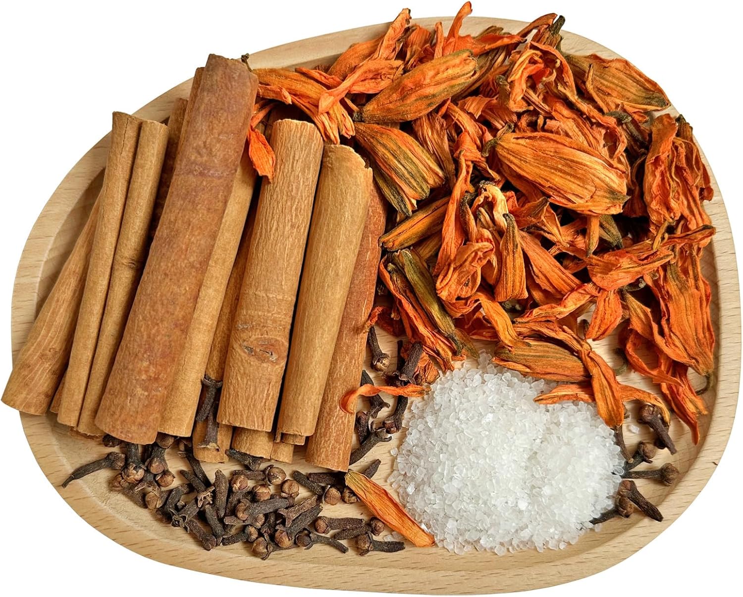 Potpourri Simmering - Lily, Cinnamon Sticks, Clove and Spicy Vanilla Salt, Fall Scents Fragrance Stovetop Potpourri, Perfect Christmas Blend House Warming Hostess Gift, Thanksgiving Gift(Autumn Spice)