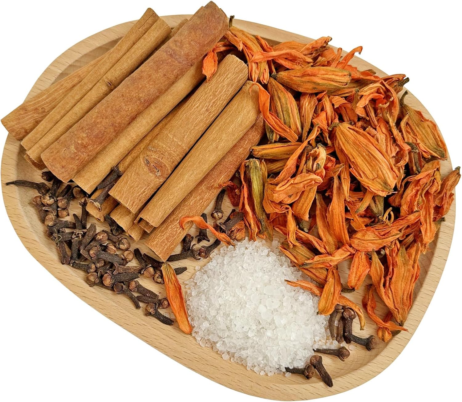 Potpourri Simmering - Lily, Cinnamon Sticks, Clove and Spicy Vanilla Salt, Fall Scents Fragrance Stovetop Potpourri, Perfect Christmas Blend House Warming Hostess Gift, Thanksgiving Gift(Autumn Spice)