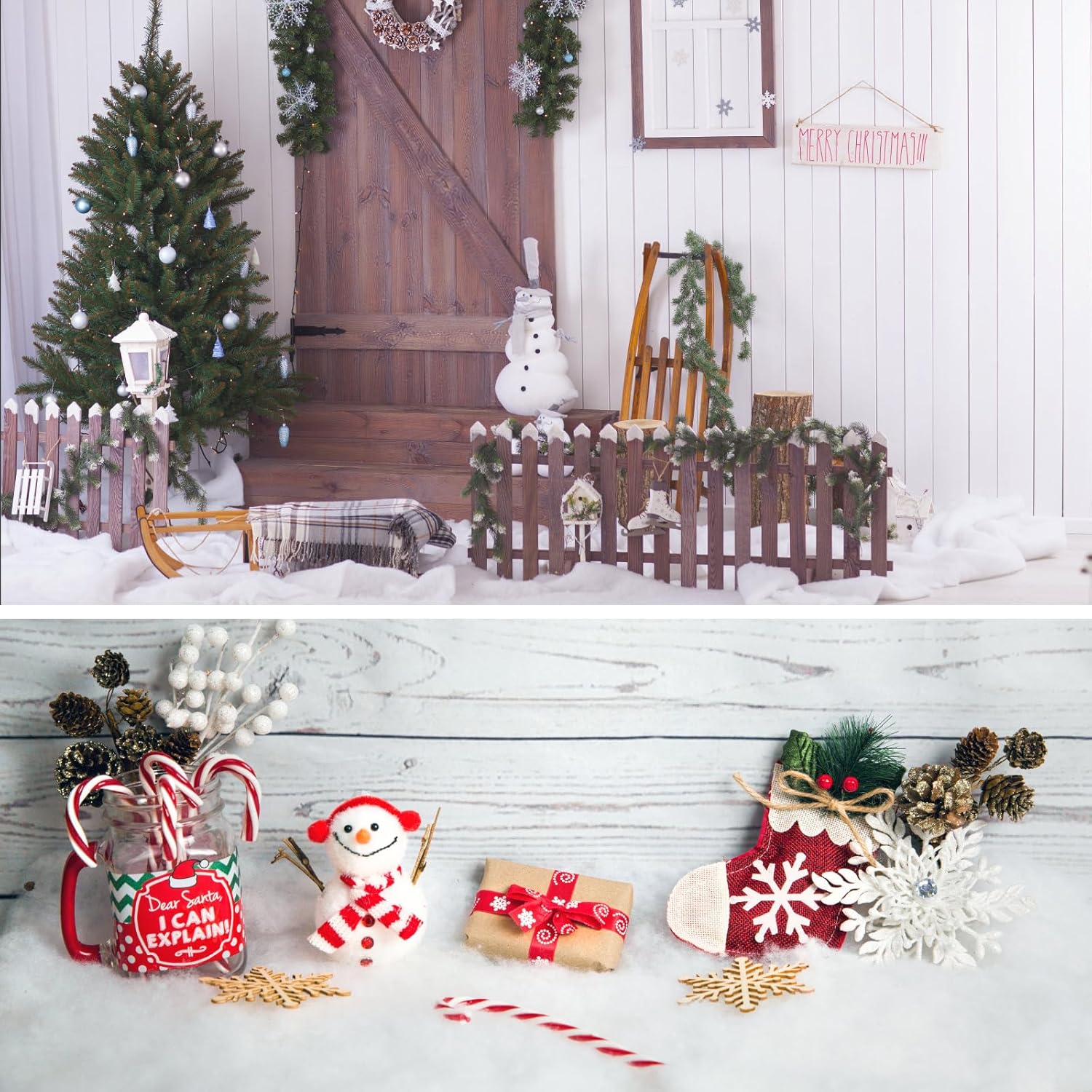 3 Pack Christmas Snow Blanket Roll, 15.7 Inch x 5 Feet Fake Snow Blanket for Christmas Village, Thick White Soft Fluffy Snow Artificial Snow Blankets for Xmas Tree, Mantle, Winter Wonderland Party