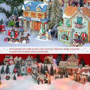 3 Pack Christmas Snow Blanket Roll, 15.7 Inch x 5 Feet Fake Snow Blanket for Christmas Village, Thick White Soft Fluffy Snow Artificial Snow Blankets for Xmas Tree, Mantle, Winter Wonderland Party