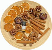 Fall Potpourri Bowl Filler with Mini Pumpkin, Cinnamon Stick, Dried Orange Slices, Pine Cone-Perfect for Farmhouse Harvest Christmas Thanksgiving Autumn Halloween Fall Scents Potpourri