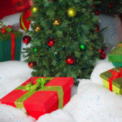 Christmas Glitter Snow Blanket, Fake Snow blanket Roll Indoor Decoration Artificial Snow Blankets Set For Winter Wonderland Christmas Village Wall Tree Xmas Backdrop Party Decor (31.5In×7.9Ft)
