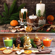 Christmas Potpourri Bowl Filler –Dried Fruits Fragrance with Dried Apple Orange Slice Cinnamon Stick Larch Cones Anise-Christmas Potpourri Fruits Scented for Holiday Table Centerpieces Decoration