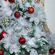 Apragaz Christmas Fake Snow Decoration, Fiber Artificial Cotton Snow Fluff Decor, Flame Resistant Flexible Indoor Snow Blanket for Winter Village